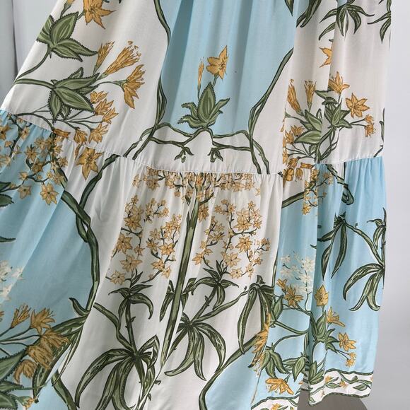 Derek Lam 10 Crosby Flutter Sleeve V-Neck Midi Dress Size 2 – EUC, 2 Small Spots - Picture 6 of 12